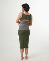 Carry-On Baby Postpartum Tummy Control Belly Wrap Gray